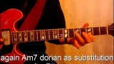 Autumn Leaves jazz guitar improvisation (3) with scale explanations